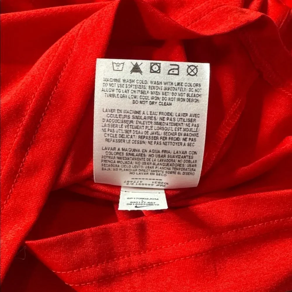 Nike Dry Boys Red Training Top Long Sleeve Athletic Fit Size L 840177-657 NWT